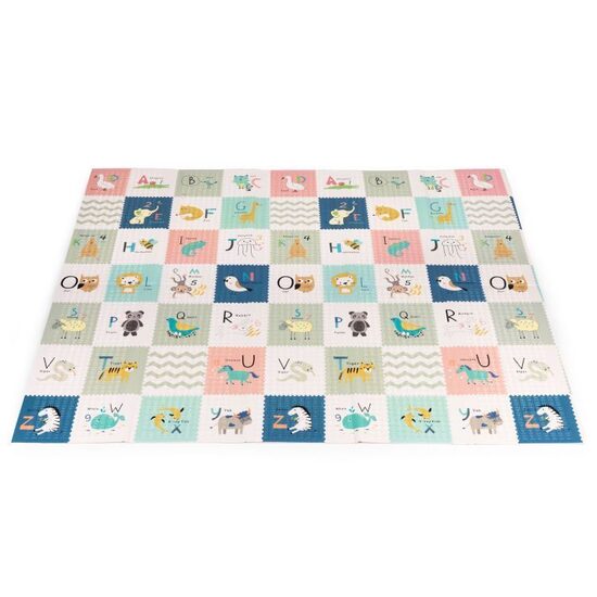 ECOTOYS Divpusējs izglītojošs paklājs